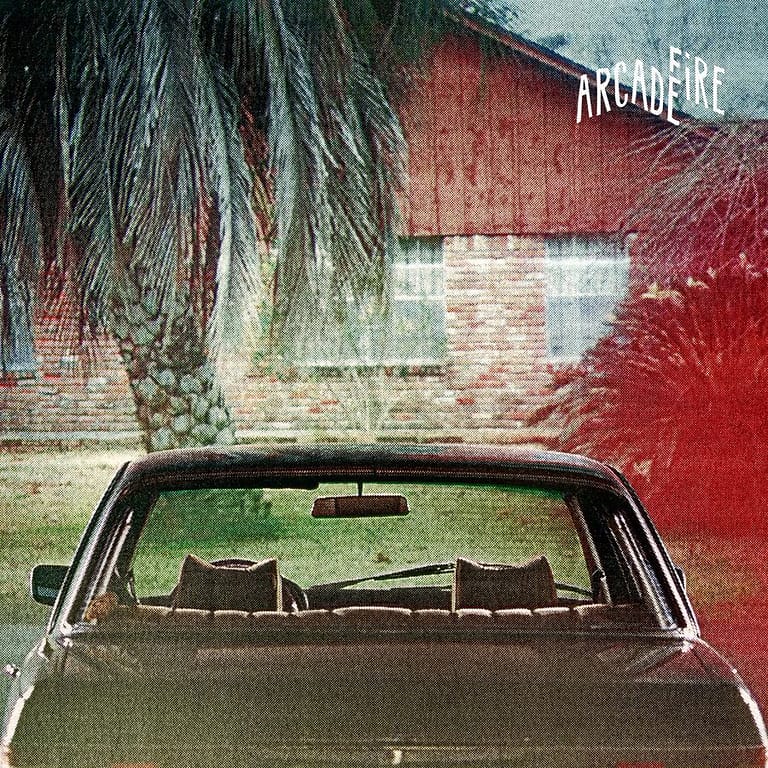 Album art for "The Suburbs" by the Arcade Fire